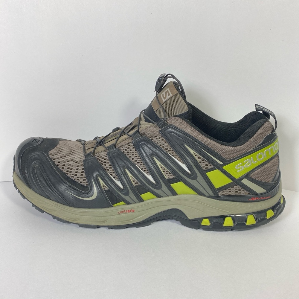 Salomon XA Pro 3D Chassis Mountain Trail Contagrip Hiking Shoes Outdoor, Size 13